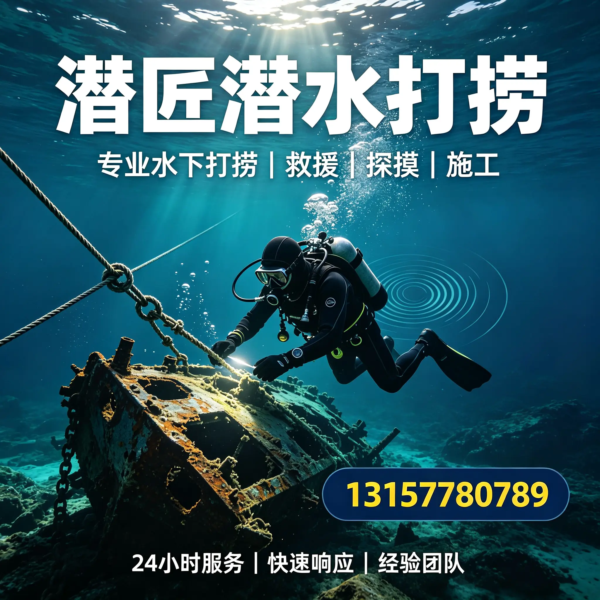 长治水下打捞作业服务产品